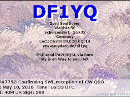 Qsl cw