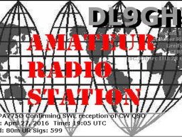 Qsl cw