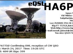 Qsl cw